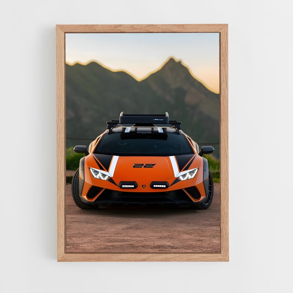 Poster Huracan en Furie – affiche Lamborghini (vue 4)